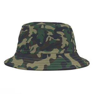 Camo Bucket Hat - Green Urban Camouflage
